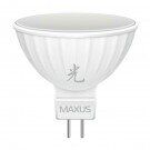 Светодиодная лампа MAXUS LED-401-01 MR16 5W 3000K 220V GU5.3 AP