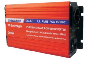 Инвертор (Off-Grid) A- 12P300/C с функцией зарядки (12В 300Вт)