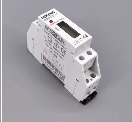 Single-phase electricity meter DDS238-1 on a din rail 220V 32A DIN