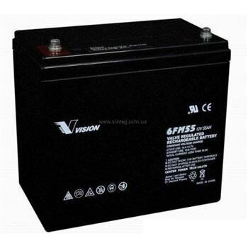 Аккумуляторная батарея Vision 6FM 55E-X (12В 55 а/ч)