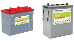Аккумуляторная батарея полутяговая SunLight SLT 12-118