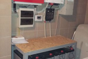 Гібридна сонячна станція 6 кВт і мережева 10 кВт, Київ, Устимівська провулок