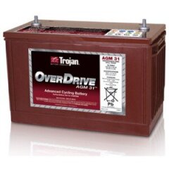 Аккумулятор необслуживаемый тяговый TROJAN OVERDRIVE&trade; AGM31