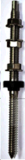 Screw screw M10 / 200 stainless steel assembly