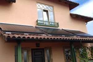 Геліоколлекторная система для нагріву бойлера ГВП і басейну, Київська область, Лісники