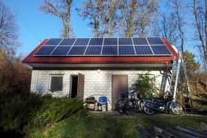 Резервна сонячна система для харчування насосів басейну 6 кВт, Київська область, Юшки