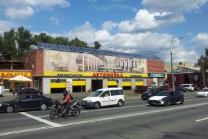 Мережева сонячна станція 30 кВт для власного споживання АЗС, Київ