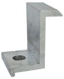 End clamp L 40 mm for panels with a frame of 35 mm aluminum with anodized coating