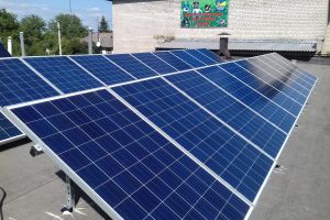 Геліоколлекторная і мережева сонячна станція 5 кВт для компенсації власного споживання, Донецька область, Попасна