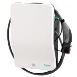 Зарядная станция Schneider Electric EVlink Wallbox, 22 кВт, 32 А, с присоединенным кабелем T2 (4 м)